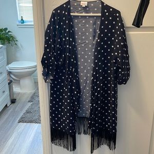 Monroe Kimono With Fringe bottom